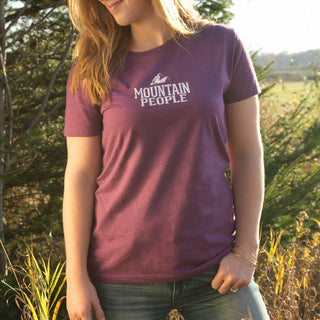 Mountain People Purple Women's T-Shirt