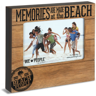 Beach People 6.75" x 7.45" Frame (holds 4" x 6" photo)