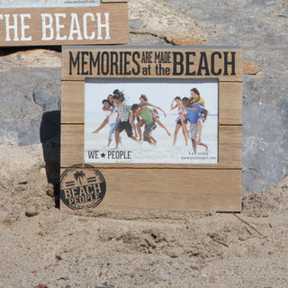 Beach People 6.75" x 7.45" Frame (holds 4" x 6" photo)