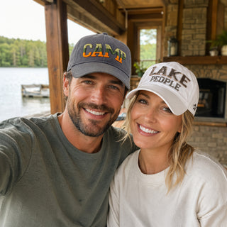 Lake People Dark Gray Adjustable Hat