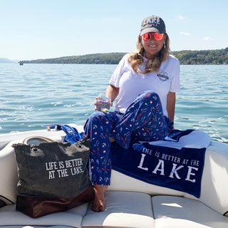 Lake People Dark Gray Adjustable Hat
