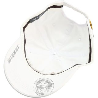 Mountain People White Adjustable Hat