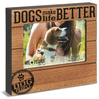 Dog People 6.75" x 7.5" Frame (Holds 4" x 6" Photo)