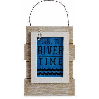 River People 5.25" Self-Standing or Hanging Plaque