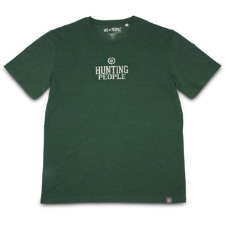 Hunting People Double Extra Large Green Unisex T-Shirt