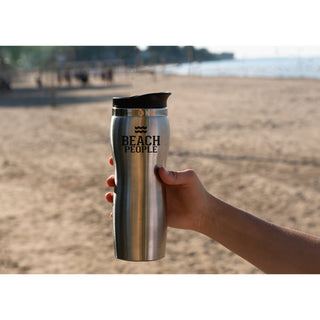 Beach People 14 oz Stainless Steel Travel Mug