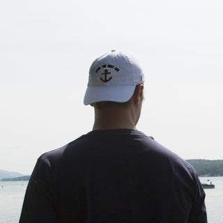Livin' The Boat Life White Adjustable Hat