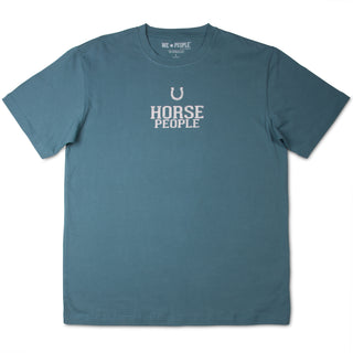 Horse People Steel Blue Unisex T-Shirt