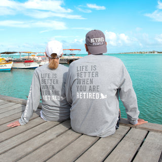 Retired People Dark Gray Adjustable Hat