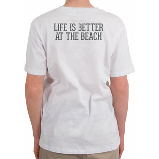 Beach People Small White Unisex T-Shirt