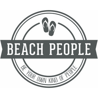 Beach People Small White Unisex T-Shirt
