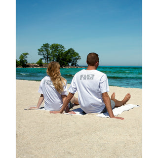 Beach People Small White Unisex T-Shirt