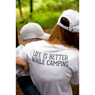 Camping People Small White Unisex T-Shirt