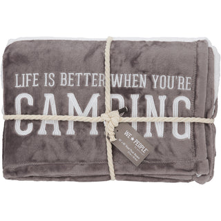 Camping 50" x 60" Royal Plush Blanket