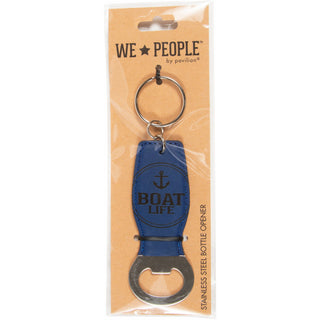 Boat Life Bottle Opener Keyring