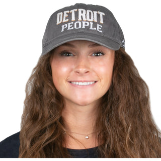 Detroit People Dark Gray Adjustable Hat