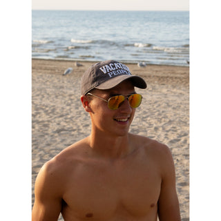 Vacation People White Adjustable Hat
