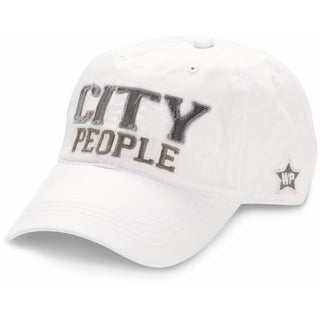 City People White Adjustable Hat