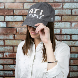ATL People White Adjustable Hat