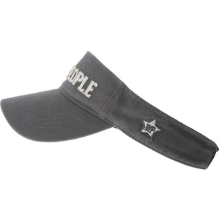 Lake People Dark Gray Adjustable Visor Hat