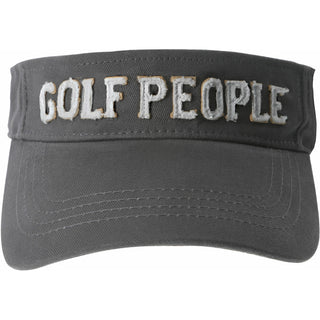 Golf People Dark Gray Adjustable Visor Hat