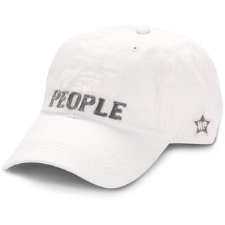 Custom People White Adjustable Hat