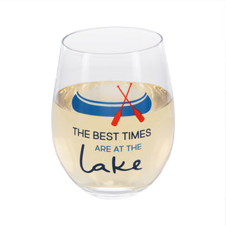 Best Times 18 oz Stemless Wine Glass