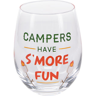 S'more Fun 18 oz Stemless Wine Glass