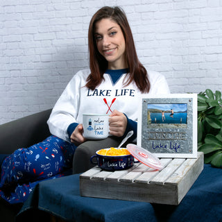 Lake Life Navy Unisex Lounge Pants