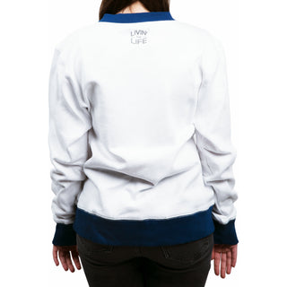 Lake Life M White Unisex Crewneck Sweatshirt