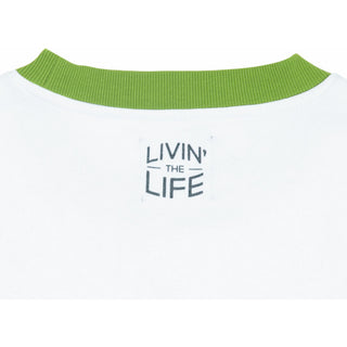 Camp Life M White Unisex Crewneck Sweatshirt