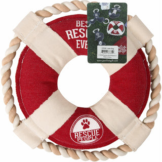 Best Rescue Ever 10" Canvas Dog Toy on Rope