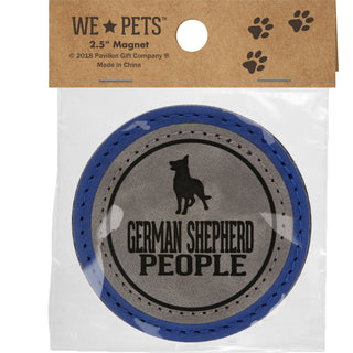 German Shepherd People 2.5" Magnet