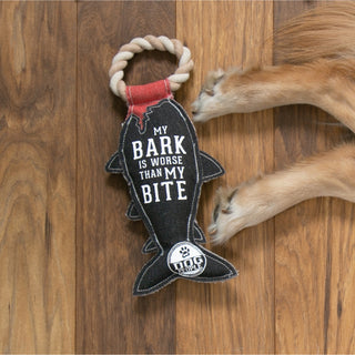 My Bite 13" Canvas Dog Toy on Rope