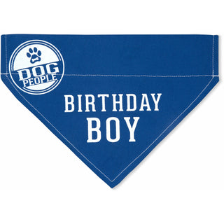 Birthday Boy 7" x 5" Canvas Slip on Pet Bandana