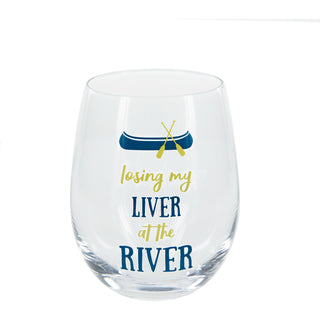 Losing my Liver 18 oz Stemless Wine Glass