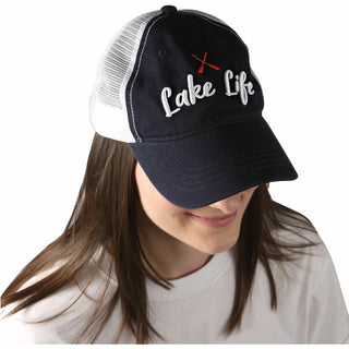 Lake Blue Adjustable Mesh Hat