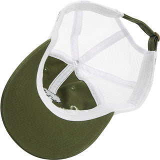 Camp Olive Green Adjustable Mesh Hat