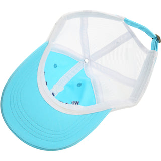 Beach Light Teal Adjustable Mesh Hat