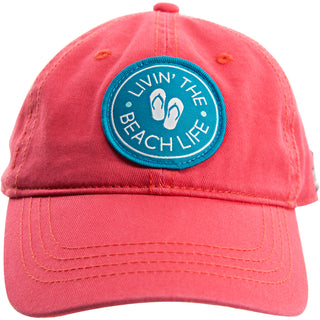 Beach Life Coral Adjustable Hat