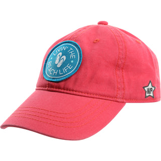 Beach Life Coral Adjustable Hat