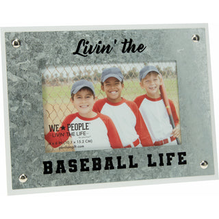 Baseball 8.5" x 6.5" Frame (Holds 4" x 6" Photo)