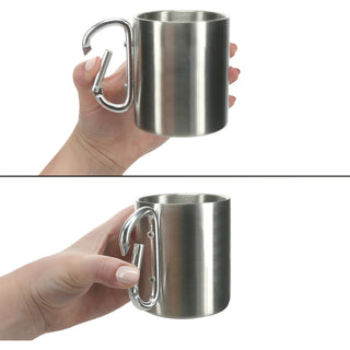 River 10 oz Stainless Steel Carabiner Mug