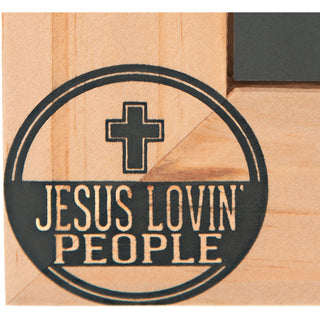 Jesus Lovin' People 9.5" x 7.5" Frame (Holds 6" x 4" Photo)