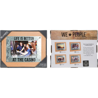 Casino People 9.5" x 7.5" Frame (Holds 6" x 4" Photo)