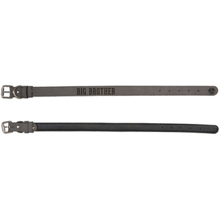 S/M Big Brother 16" PU Leather Pet Collar