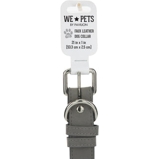 S/M Big Brother 16" PU Leather Pet Collar