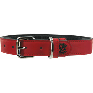 Woof  16" PU Leather Pet Collar