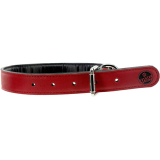 Woof  16" PU Leather Pet Collar