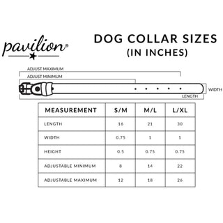 M/L Boss 21" PU Leather Pet Collar